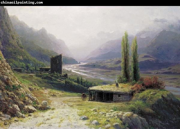 unknow artist Kavkaz Landscape