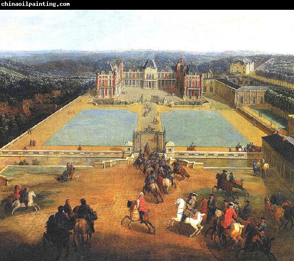 unknow artist Painting of the Chateau de Meudon,