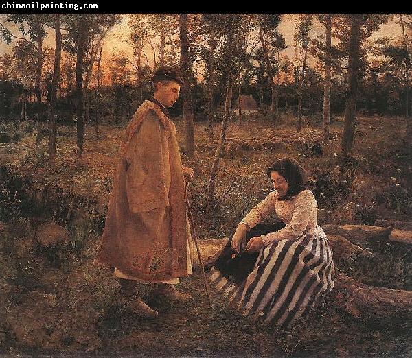 unknow artist Shepherd and Peasant Woman