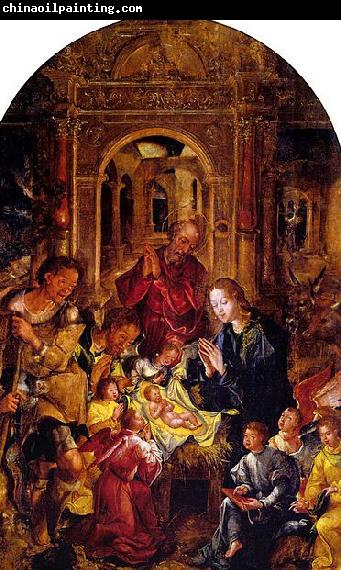 unknow artist Adoration of Shepherds