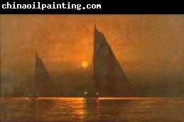 unknow artist C.S. Dorion sailing at dusk