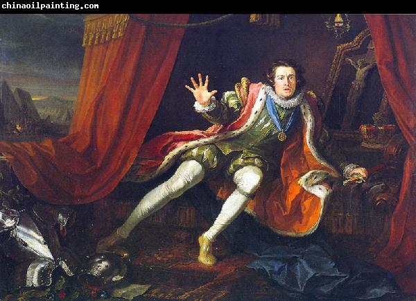 unknow artist David Garrick as Richard III in Colley Cibber's adaptation of the William Shakespeare play