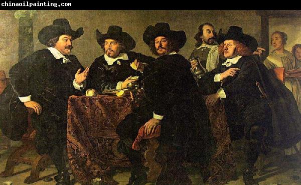 unknow artist Four aldermen of the Kloveniersdoelen in Amsterdam