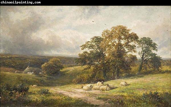 unknow artist A quiet scene in Derbyshire (oil painting) by George Turner