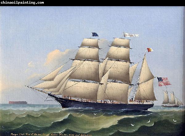 unknow artist Barque WHITE SEA of Boston