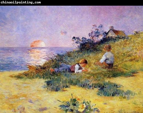 unknow artist Children on a Dune