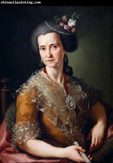 unknow artist Portrait of Manuela Tolosa y Abylio, the artist's wife