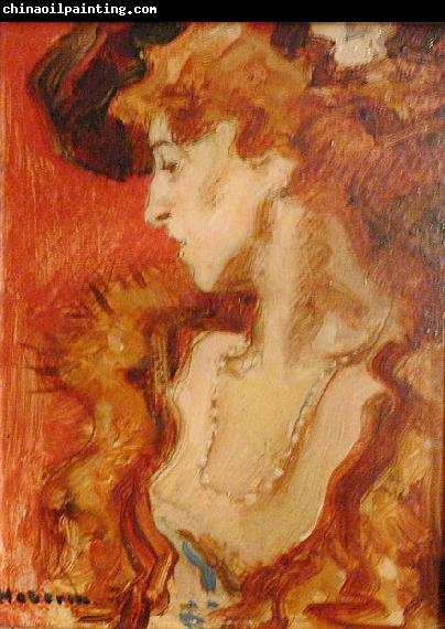 unknow artist Red Lady or The Lady in Red