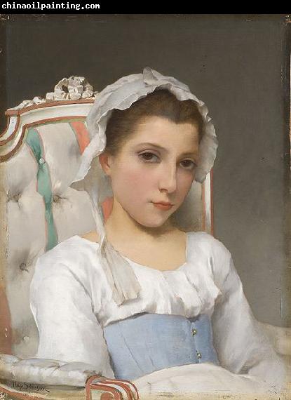 unknow artist Portrait of a young girl