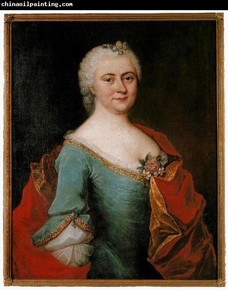 unknow artist Portrait of Luise Gottsched (Gottschedin) (1713-1762), German poet