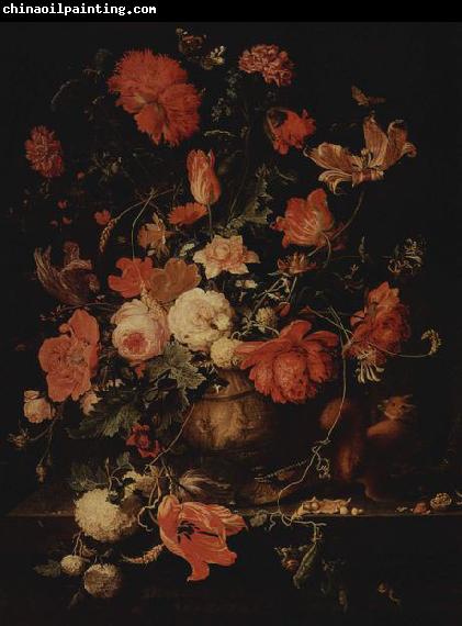 Abraham Mignon Blumen in einer Vase