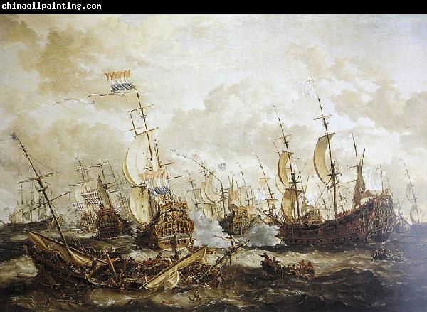 Abraham Storck Four Days Battle, 1-4 June 1666