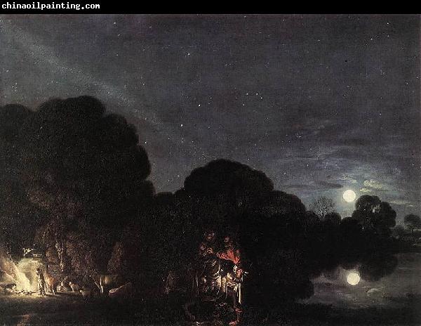 Adam  Elsheimer The Flight into Egypt