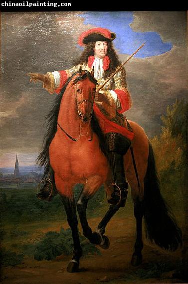 Adam Frans van der Meulen Louis XIV before Strasbourg