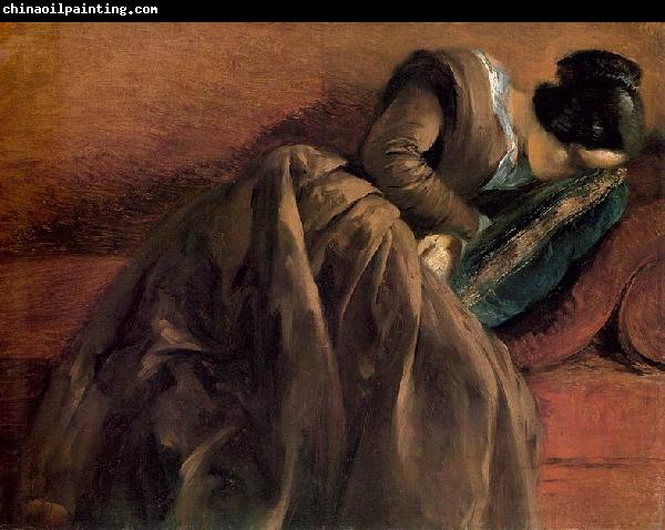 Adolph von Menzel Sister Emily Sleeping