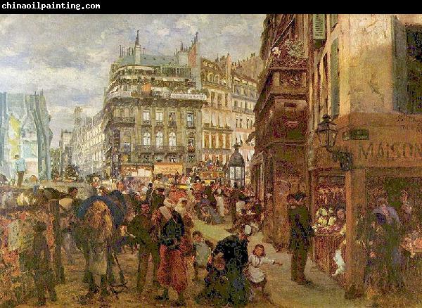 Adolph von Menzel Weekday in Paris