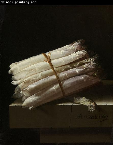 Adriaen Coorte Still Life with Asparagus.