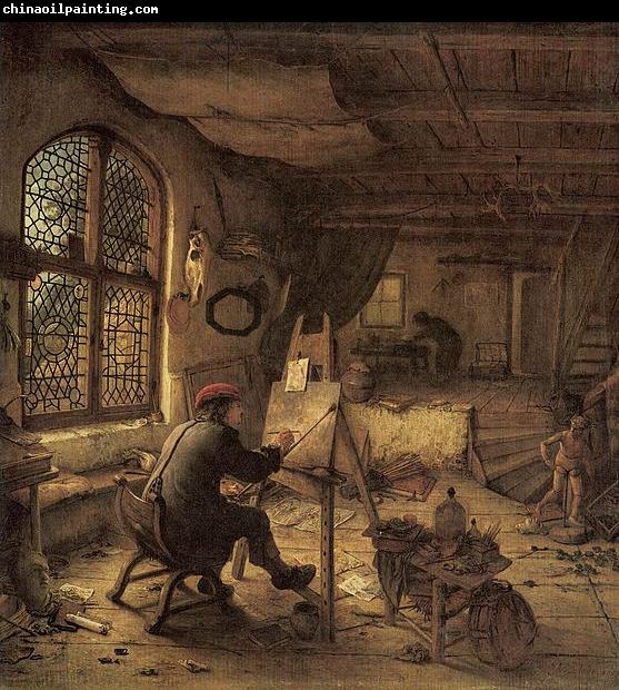 Adriaen van ostade The Painter in His Studio