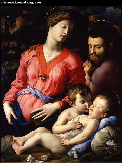 Agnolo Bronzino The Panciatichi Holy Family