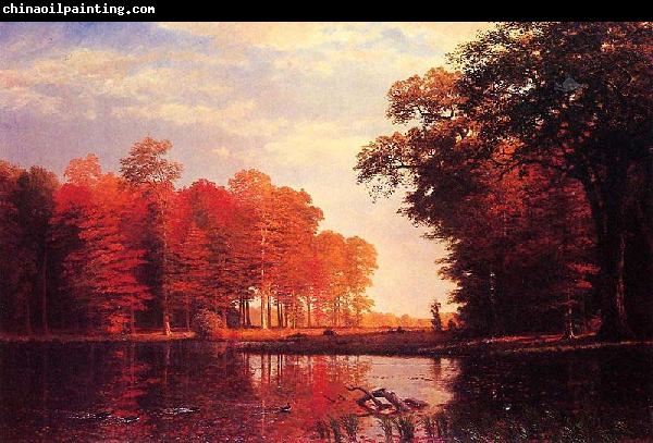 Albert Bierstadt Autumn Woods