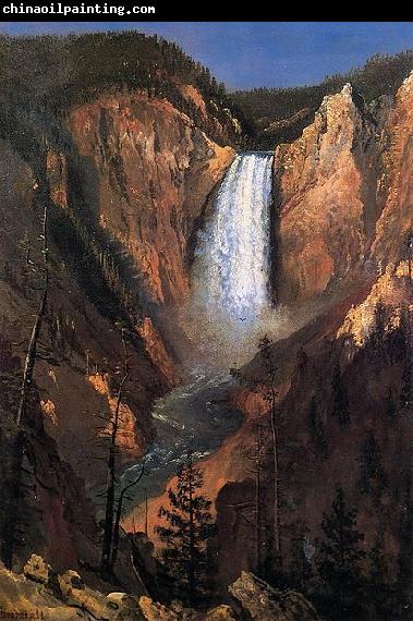 Albert Bierstadt Yellowstone Falls