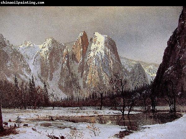 Albert Bierstadt Cathedral Rock, Yosemite Valley, California