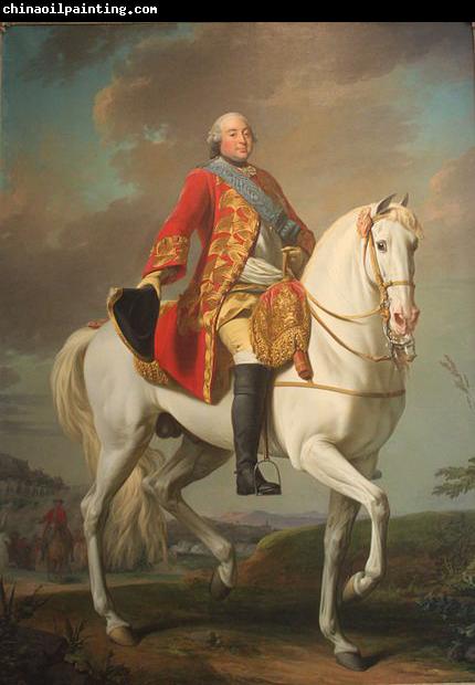 Alexandre Roslin Louis-Philippe, Duc D'Orleans, Saluting His Army on the Battlefield