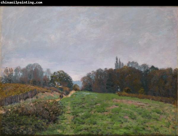 Alfred Sisley Landscape at Louveciennes