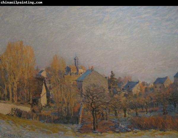 Alfred Sisley Frosty Morning in Louveciennes