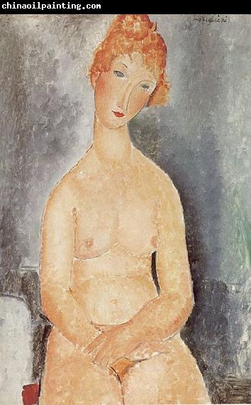 Amedeo Modigliani Seated Nude