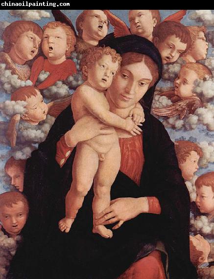 Andrea Mantegna Maria mit Kind und Engeln