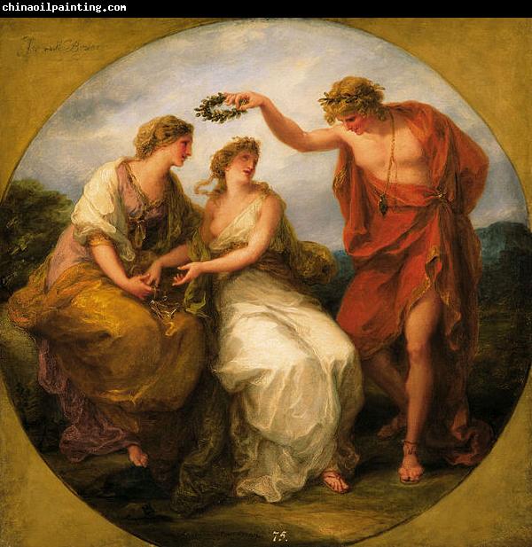 Angelica Kauffmann Beauty Directed by Prudence, Wreathed by Perfection