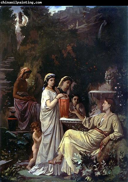 Anselm Feuerbach The Fairy tale teller