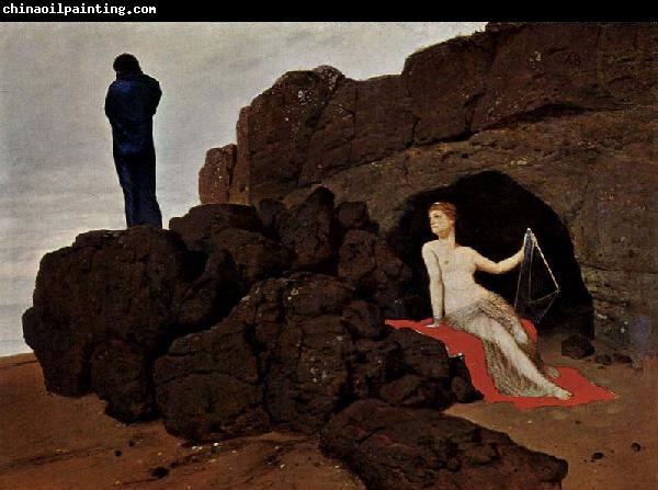 Arnold Bocklin Odysseus und Kalypso