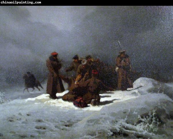 Artur Grottger Foot March to Siberia