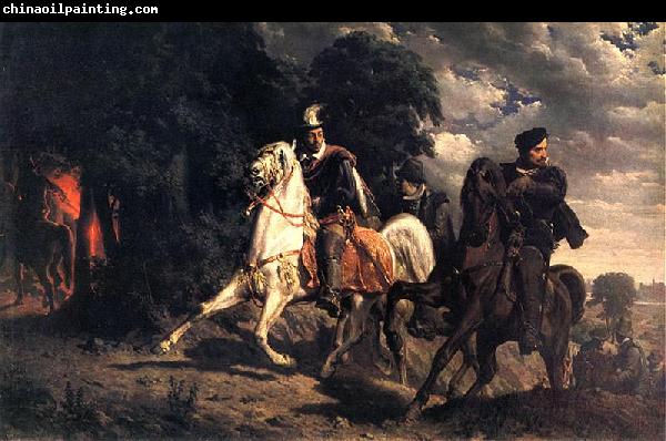 Artur Grottger The Escape of Henry of Valois from Poland.