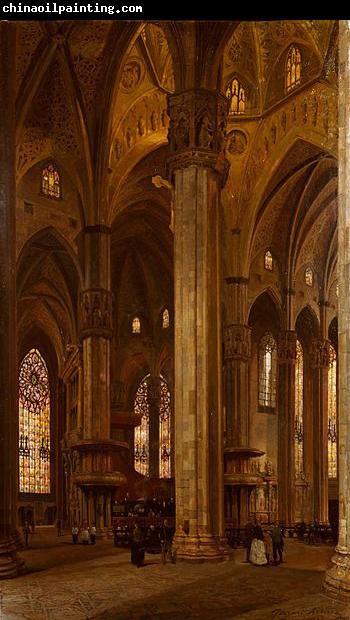 Arturo Ferrari Interior of Milan Cathedral