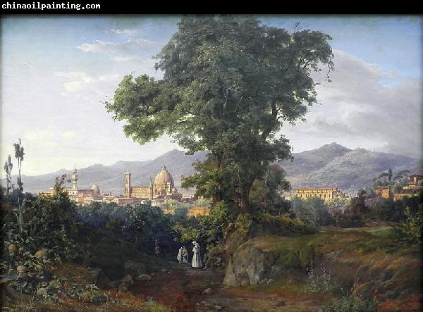 August Ahlborn View of Florenz