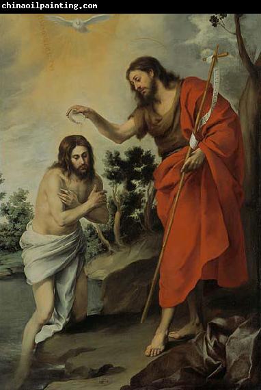 Bartolome Esteban Murillo The Baptism of Christ