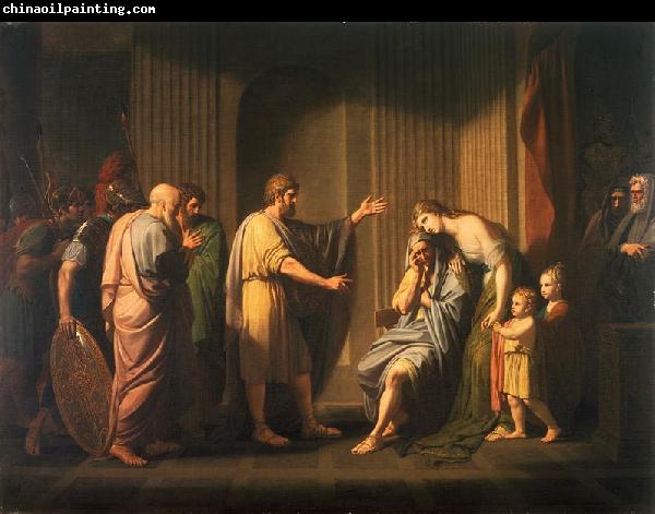 Benjamin West Cleombrotus Ordered into Banishment by Leonidas II, King of Sparta