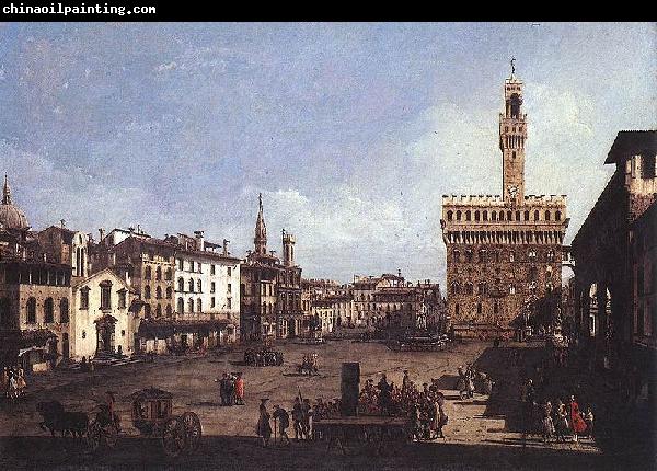 Bernardo Bellotto Piazza della Signoria a Firenze