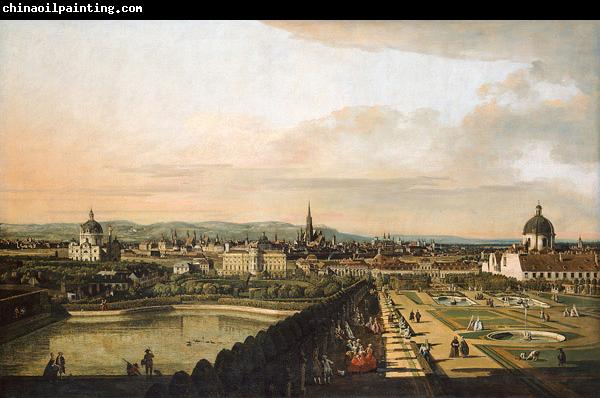 Bernardo Bellotto Wien, vom Belvedere aus gesehen.