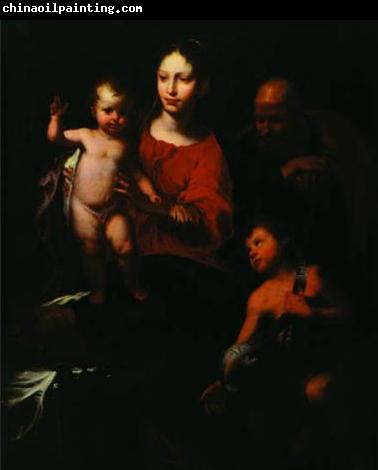 Bernardo Strozzi Holy Family with St. John the Baptist