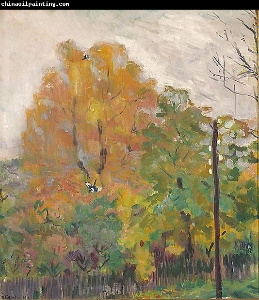 Bernhard Folkestad Deciduous trees in fall suit with cuts