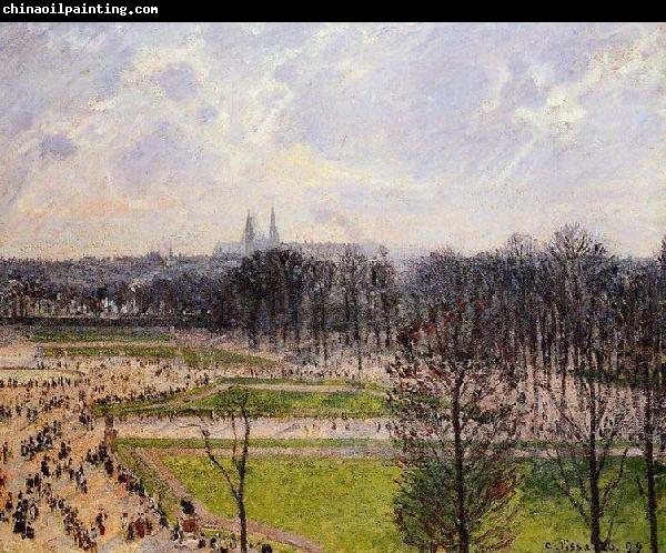 Camille Pissarro Tuileries Gardens Winter Afternoon