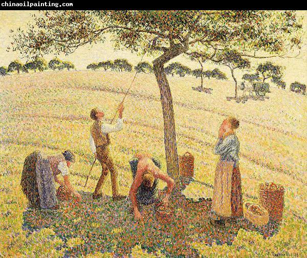 Camille Pissarro Apple harvest at Eragny