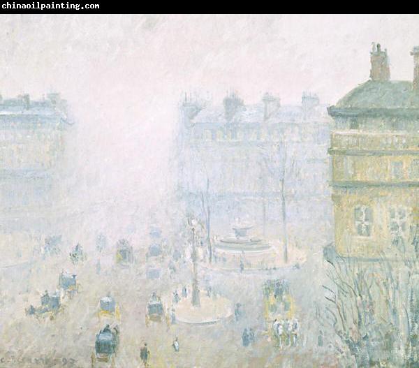 Camille Pissarro Place du Theatre Francais