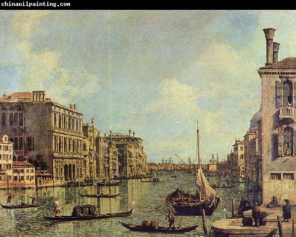 Canaletto Veduta del Canale Grande in Richtung auf den Hafen von San Marco