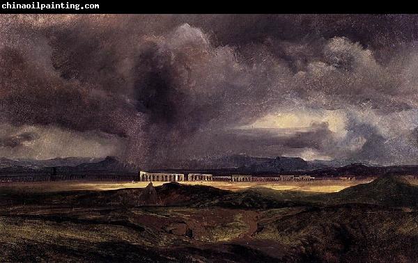 Carl Blechen Stormy Weather over the Roman Campagna