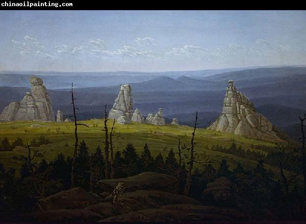 Carl Gustav Carus The Three Stones in the Giant Mountains